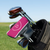 Moderne Personalisierte Anfangs- und Namensgebung Golf Headcover (In Situ)