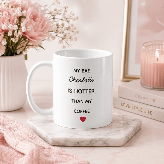 Moderne Personalisierte Bae-Kaffeetasse Kaffeetasse
