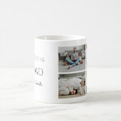 Moderne Personalisierte Beste Dad Foto-Collage-Tas Kaffeetasse (Mittel)
