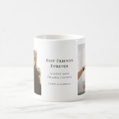Moderne Personalisierte Beste Freunde Für Immer 2 Kaffeetasse (Mittel)