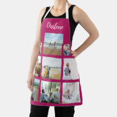 Moderne Personalisierte Bezeichnung Foto Collage F Schürze (InSitu)
