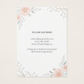 Moderne Personalisierte Blütenerden-Schmuck (Rückseite)