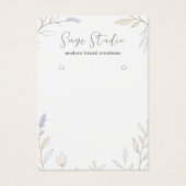 Moderne Personalisierte Blütenerden-Schmuck (Vorderseite)