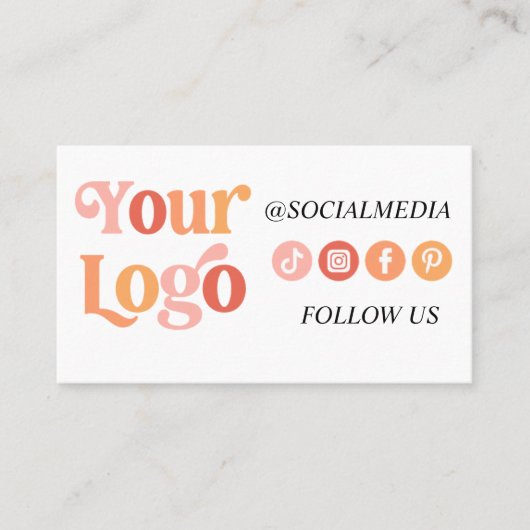 Moderne Personalisierte Boho-Karte Visitenkarte (Vorderseite)