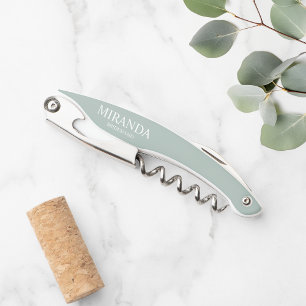 Moderne Personalisierte Brautjungfer Name Kellnermesser