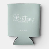 Moderne Personalisierte Bridesmaier Dosenkühler (Vorderseite)