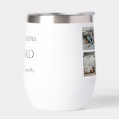 Moderne personalisierte Dad-Tasse mit Fotocollage (Links)