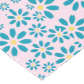 Moderne Personalisierte Daisy Blume Ursprünglich Tischdecke (Schrägansicht)