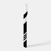 Moderne personalisierte Diagonalstreifen iPhone 15 Hülle (Rechte Seite)