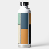 Moderne Personalisierte farbenfrohe Box Trinkflasche (links)