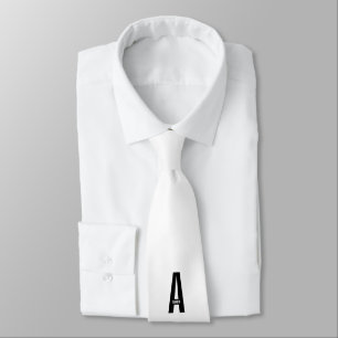 Moderne personalisierte fette Monogramm und Name Krawatte