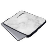 Moderne personalisierte fette Monogramm und Name Laptopschutzhülle (Vorne Knopf)