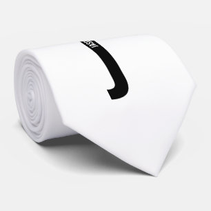 Moderne personalisierte fette Monogramm- und Namen Krawatte
