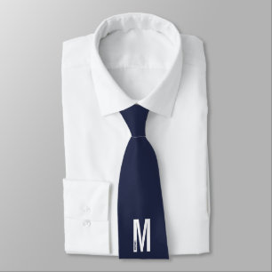 Moderne personalisierte fette Monogramm- und Namen Krawatte