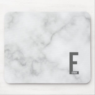 Moderne personalisierte fette Monogramm- und Namen Mousepad