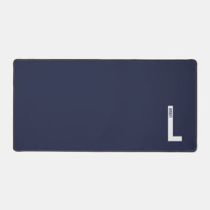 Moderne personalisierte fette Monogramm- und Namen Schreibtischunterlage
