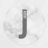 Moderne personalisierte fettschrift Monogramm- und Etiketten (Design 2)
