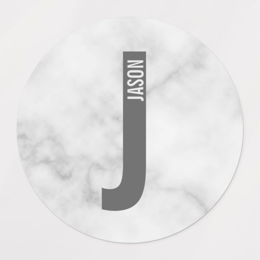 Moderne personalisierte fettschrift Monogramm- und Etiketten (Design 1)