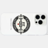 Moderne Personalisierte Fit-Mutter-Handyhülle Case-Mate iPhone Hülle (Rückseite (Horizontal))