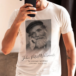 Moderne Personalisierte Foto-Erinnerung Tri-Blend Shirt