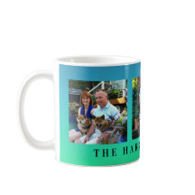 Moderne personalisierte Foto-Familien-Collage der