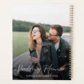 Moderne Personalisierte Foto-Hochzeit Planer (Rückseite)