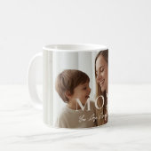 Moderne Personalisierte Foto-MUTTER-Kaffeetasse Kaffeetasse (Vorderseite Links)