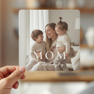 Moderne Personalisierte Foto-MUTTER Muttertagskart