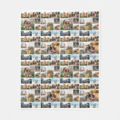 Moderne Personalisierte FotoCollage 128 Fleecedecke (Vorderseite)