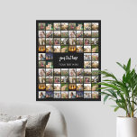 Moderne Personalisierte FotoCollage Poster<br><div class="desc">Moderne Personalisierte FotoCollage</div>