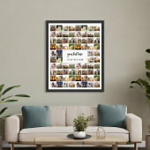 Moderne Personalisierte FotoCollage Poster