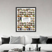 Moderne Personalisierte FotoCollage Poster