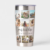 Moderne Personalisierte FotoCollage Thermobecher (Links)