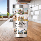 Moderne Personalisierte FotoCollage Thermobecher