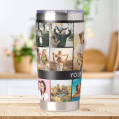 Moderne Personalisierte FotoCollage Thermobecher