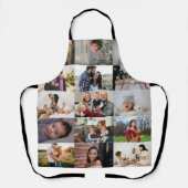 Moderne, Personalisierte Fotokassenfamilie Schürze (Vorderseite)