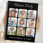 Moderne Personalisierte Fotomaterialien nach Maß Planer<br><div class="desc">Der Kalender-Planer für benutzerdefinierte Fotos. Behalt all deine Termine und Zeitplan praktisch mit unserem lustigen Foto-Planer, der 9 Fotos zu personalisieren und zu benennen hat. Dieser trendige Foto-Collage-Planer eignet sich hervorragend für Arbeitszeitpläne, Kinderschulveranstaltungen, Familienfeiern und Ihren Lieblingshunde-Fahrplan. Design ist vorne und hinten. Passen Sie sich mit Fotos, Lieblingsfotos, Haustier-Fotos und...</div>