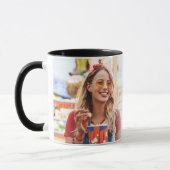 Moderne personalisierte Fotomonogramm Tasse (Links)