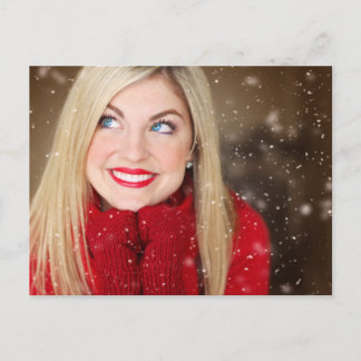 Moderne personalisierte Fotos Postkarte