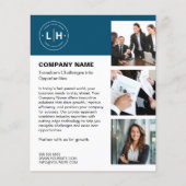 Moderne personalisierte Geschäftswelt Flyer (Vorne)