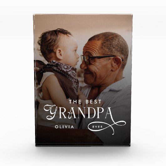 Moderne personalisierte Geschenke mit Foto: Bester Fotoblock (Vorderseite)