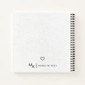 Moderne Personalisierte Hinweise und Muskelspiele Notizblock (Rückseite)