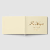 Moderne Personalisierte Hochzeit Gästebuch (Voll)