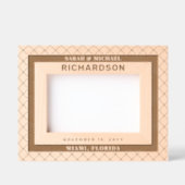 Moderne Personalisierte Hochzeitsgeschenke Geätzte Rahmen (Vorderseite)