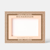 Moderne Personalisierte Hochzeitsgeschenke Geätzte Rahmen (Vorderseite)