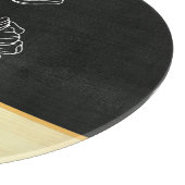 Moderne Personalisierte Hochzeitsgesellschaft Verl Schneidebrett (Ecke)