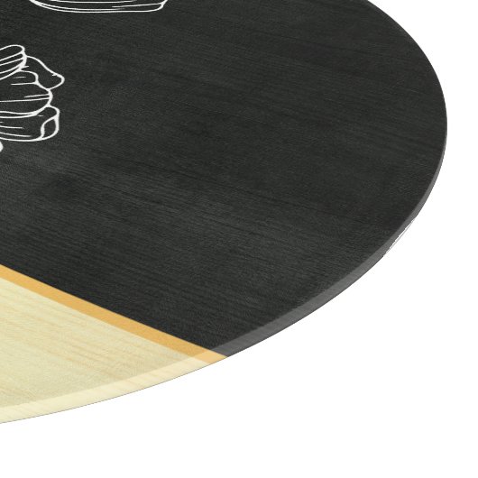 Moderne Personalisierte Hochzeitsgesellschaft Verl Schneidebrett (Ecke)