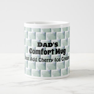 Moderne personalisierte Humor-Vater-Komfort-Tasse Jumbo-Tasse