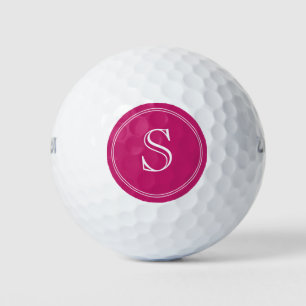 Moderne personalisierte Initiale und Name Golfball