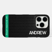 Moderne, Personalisierte iPhone-Hülle mit Meldung Case-Mate iPhone Hülle (Rückseite (Horizontal))